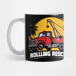 Tow Truck Rolling Rescue Mug